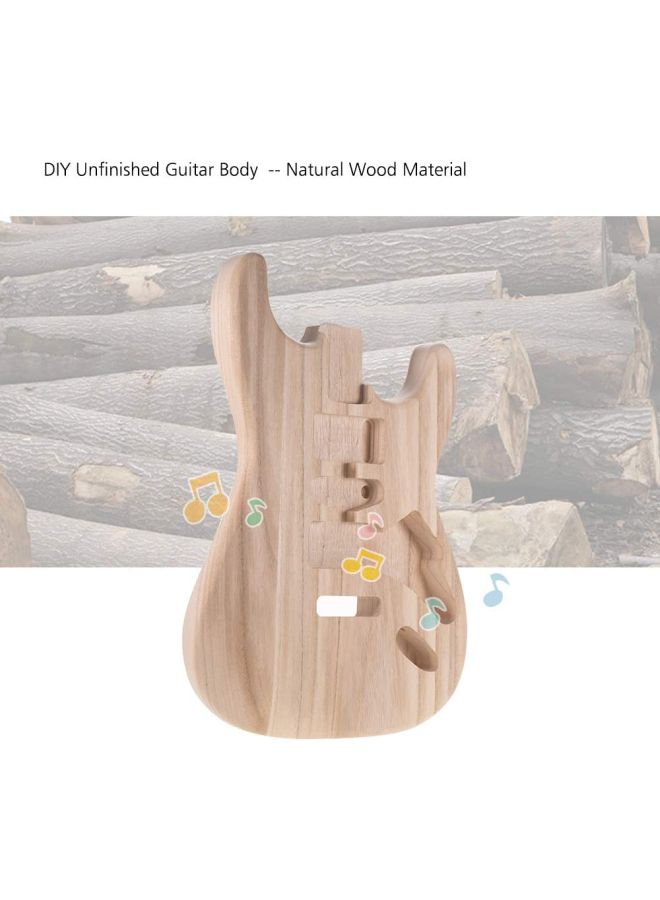 Muslady Unfinished Handcrafted Guitar Body ST01-TM  - Image 5