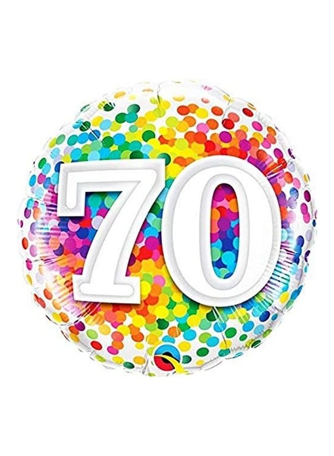 Qualatex Giant Foil Mylar 70 Number Balloon