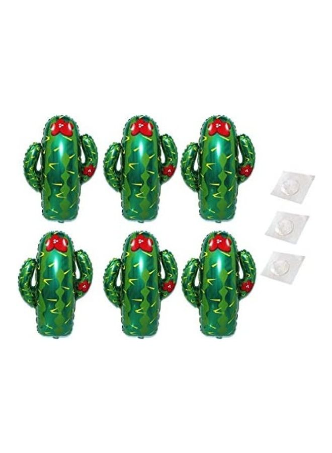 طقم بالونات بتصميم صبار