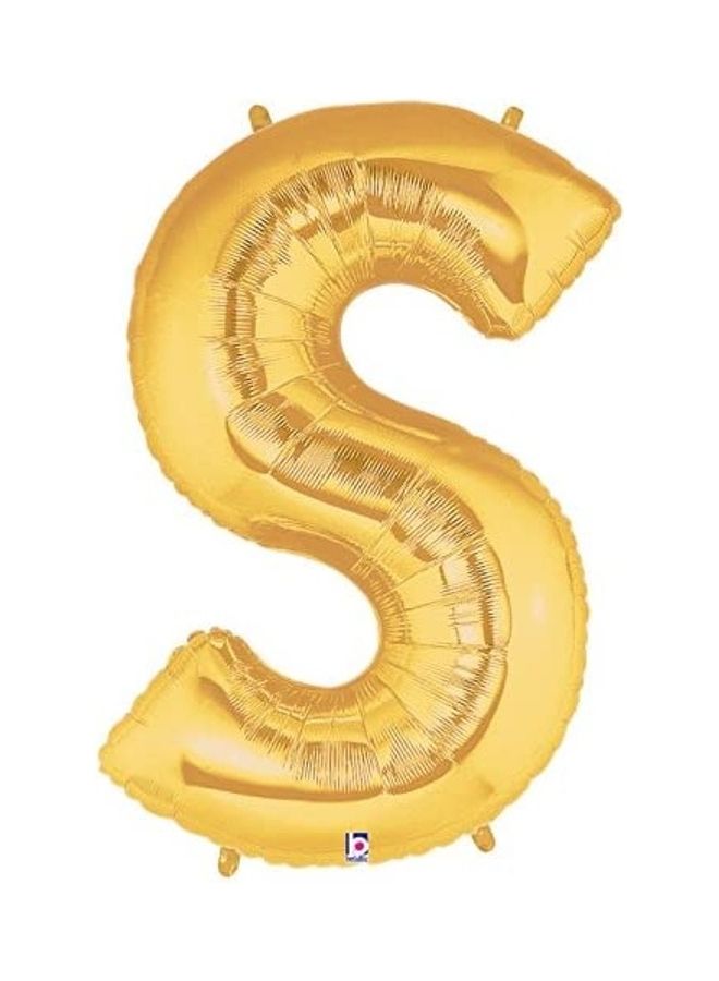 Mayflower Products Alphabet S Foil Balloon 
