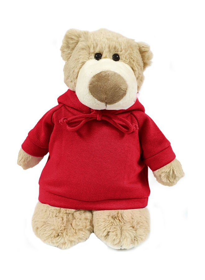 Caravaan Stuffed Plush Hooded Mascot Teddy Bear 28cm 