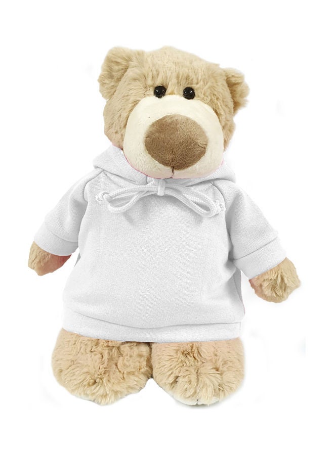 Caravaan Stuffed Plush Hooded Mascot Teddy Bear 28cm 