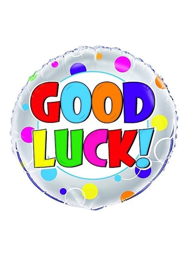 يونيك بالون بطبعة تحمل "Good Luck"