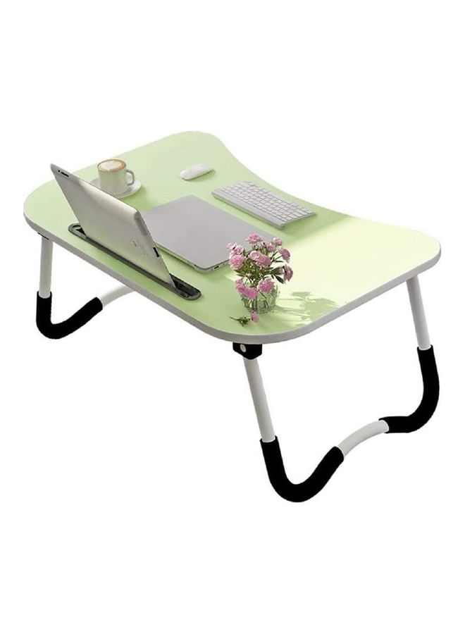 Portable Folding Laptop Table With iPad And Cup Holder Green - Image 1
