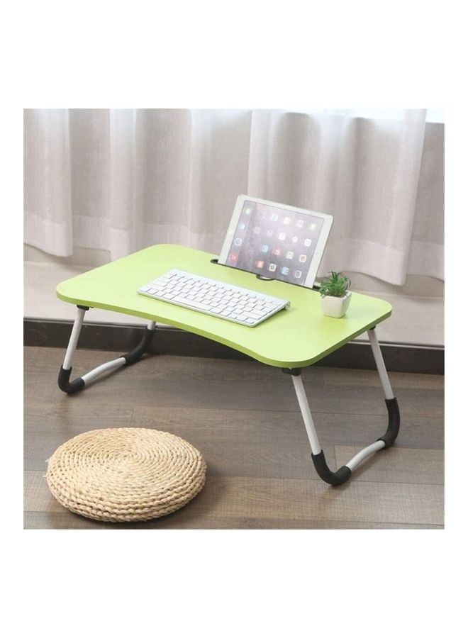 Portable Folding Laptop Table With iPad And Cup Holder Green - Image 2