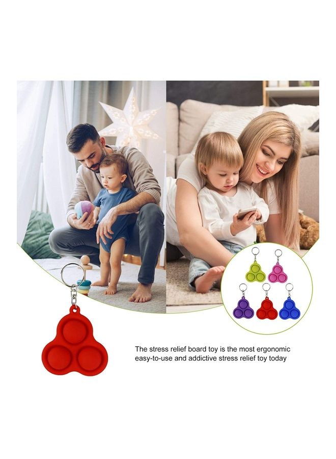 XiuWoo - 5-Piece Fidget Stress Relief Keychain Toy - Image 1