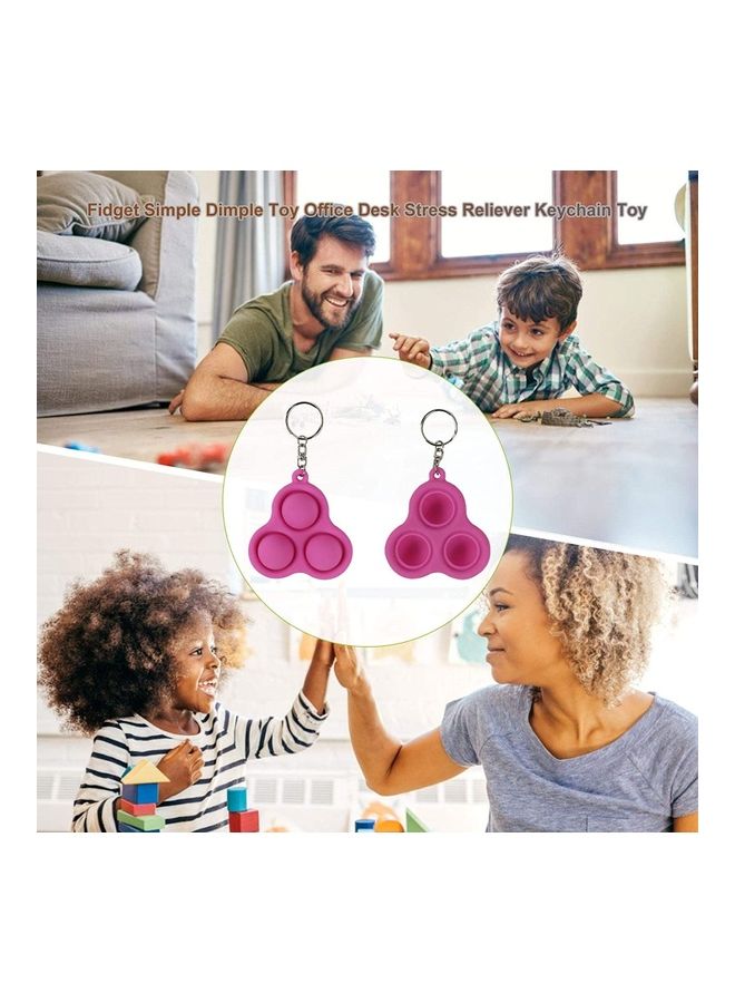 XiuWoo - 5-Piece Fidget Stress Relief Keychain Toy - Image 1