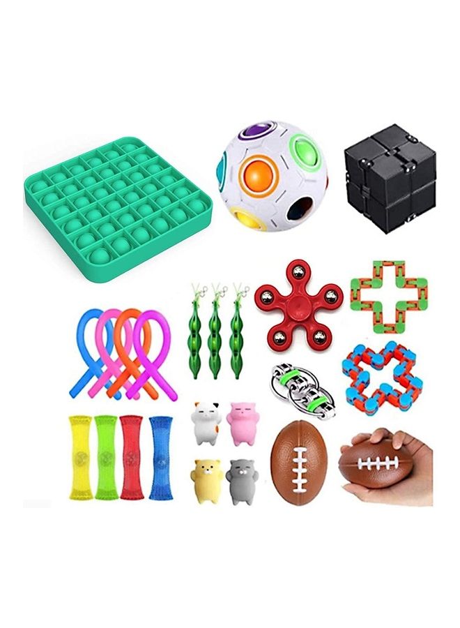XiuWoo 25-Piece High-Quality Silicone Sensory Squeeze Fidget Stress Relieve Squishy Toy - Image 1