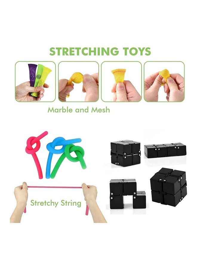 XiuWoo 25-Piece High-Quality Silicone Sensory Squeeze Fidget Stress Relieve Squishy Toy - Image 5