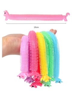XiuWoo 6-Piece  Unicorn Stretchy String Sensory Toys  - Image 2