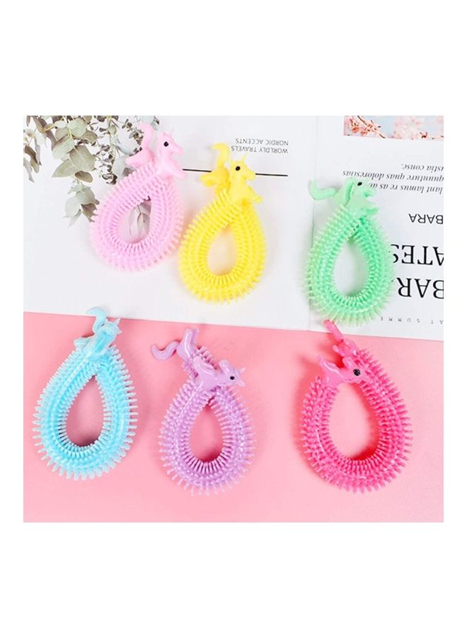 شو وو مجموعة ألعاب طولية محفزة للحواس وقابلة للتمدد بتصميم يونيكورن من 6 قطع - Image 5