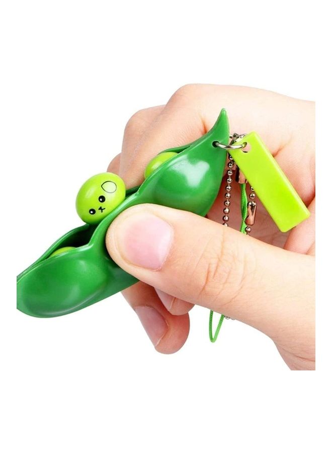XiuWoo 5-Piece Squeeze Peas Keychain Toy - Image 2