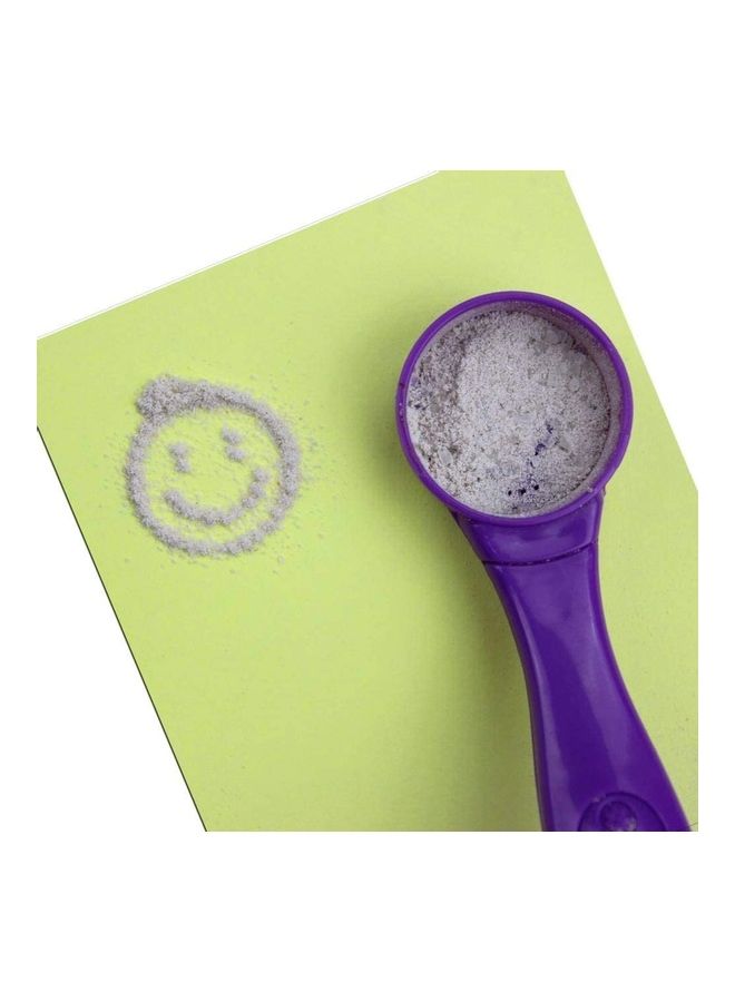 XiuWoo 16-Piece Templates Coffee Art Stencils Spice Carving Tools With Mold Spoon Purple - Image 4