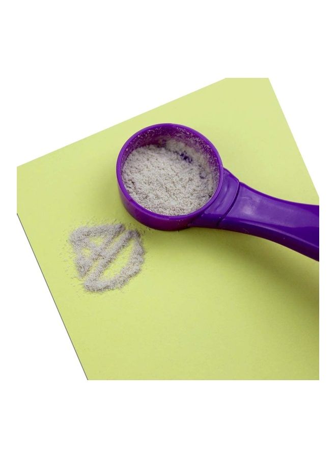 XiuWoo 16-Piece Templates Coffee Art Stencils Spice Carving Tools With Mold Spoon Purple - Image 5