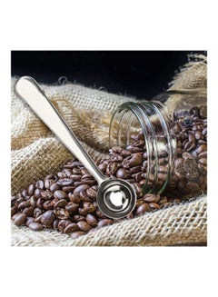 XiuWoo Stainless Steel Measuring Spoon Coffee With Bag Sealing Clip Silver  - Image 2