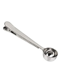 XiuWoo Stainless Steel Measuring Spoon Coffee With Bag Sealing Clip Silver  - Image 3