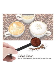XiuWoo 2-In-1 Stainless Steel Coffee Scoop  Spoon Black  - Image 4