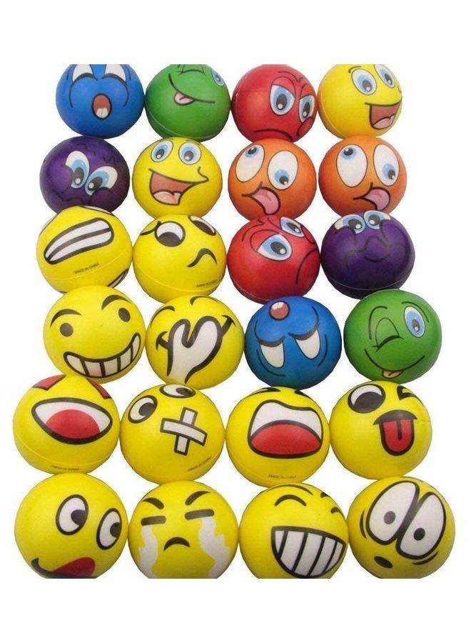 XiuWoo 24-Piece PU Stress Balls - Image 1