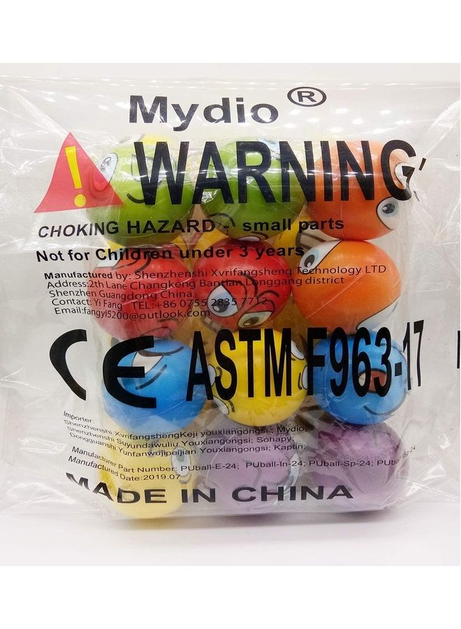 XiuWoo 24-Piece PU Stress Balls - Image 4