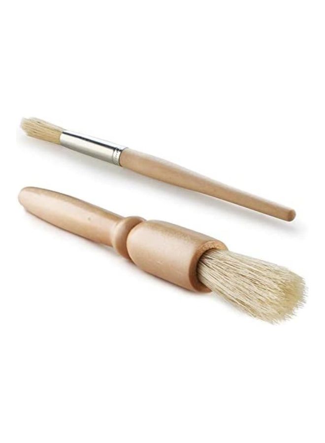 XiuWoo Pack Of 2 Grinder Cleaning Brushes Beige  - Image 1