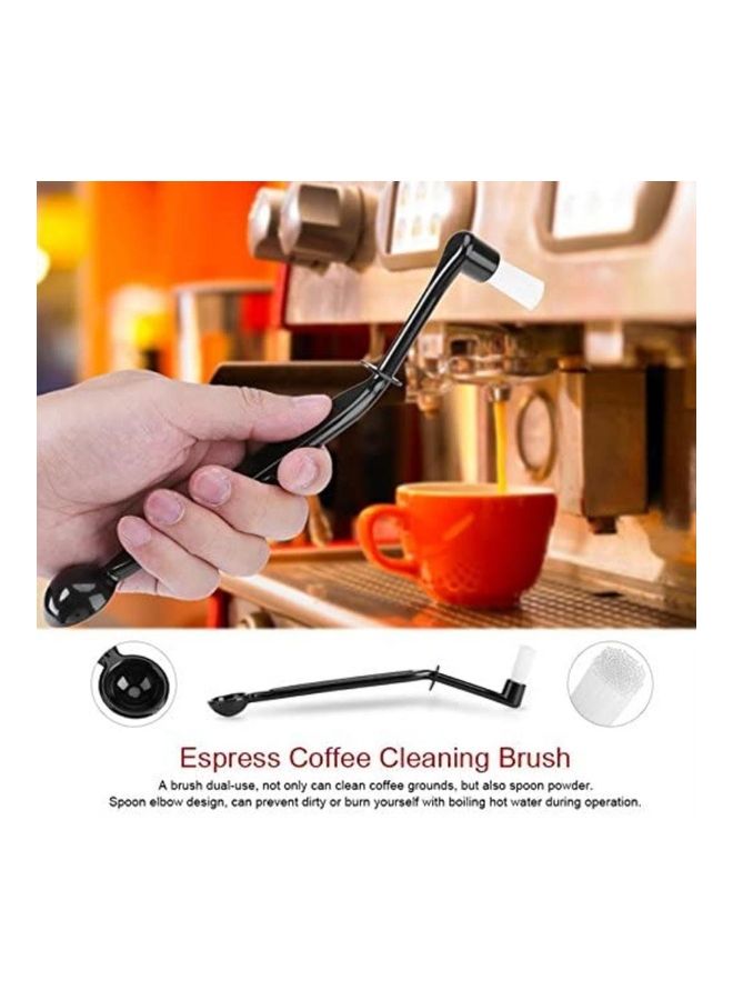 XiuWoo Pack Of 3 Coffee Cleaning Brush Tool Set Black/White  - Image 2