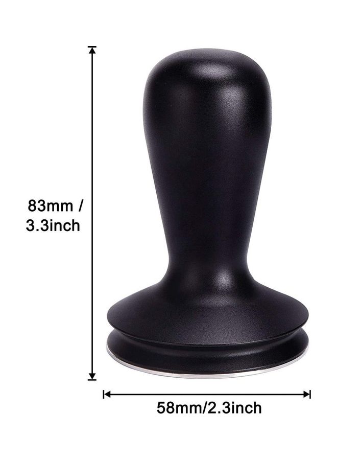 XiuWoo Coffee Distributor With Single-Line Convex Base Black - Image 3