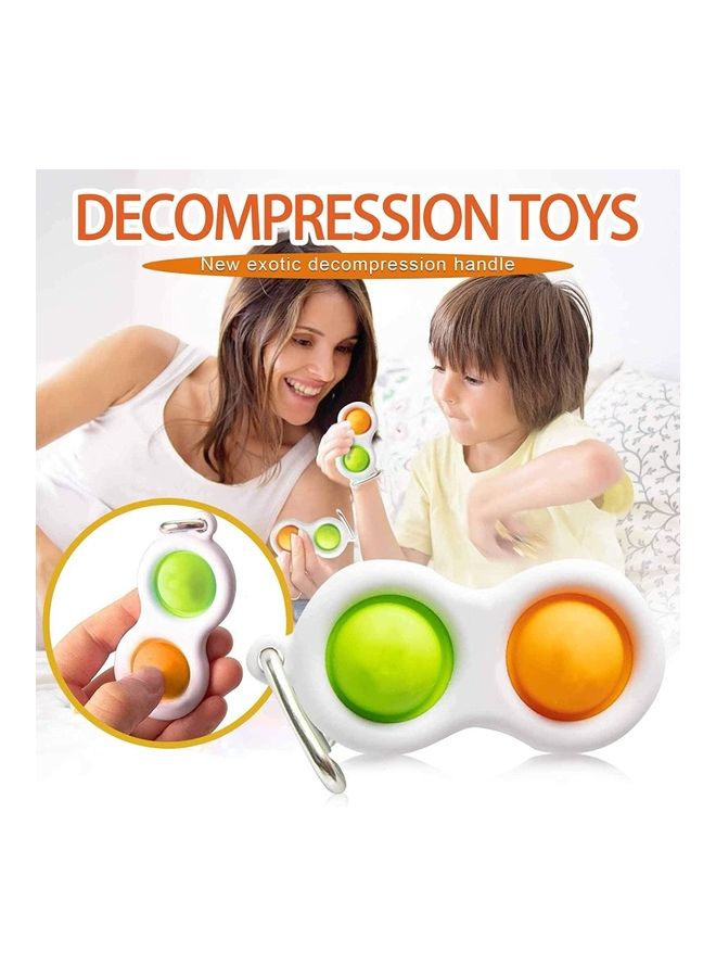 XiuWoo - Fidget Squeeze Keychain Toy Multicolour - Image 1