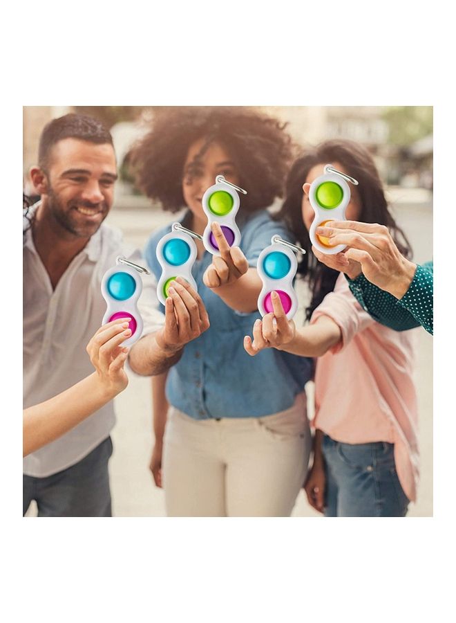 XiuWoo - Fidget Squeeze Keychain Toy Multicolour - Image 1