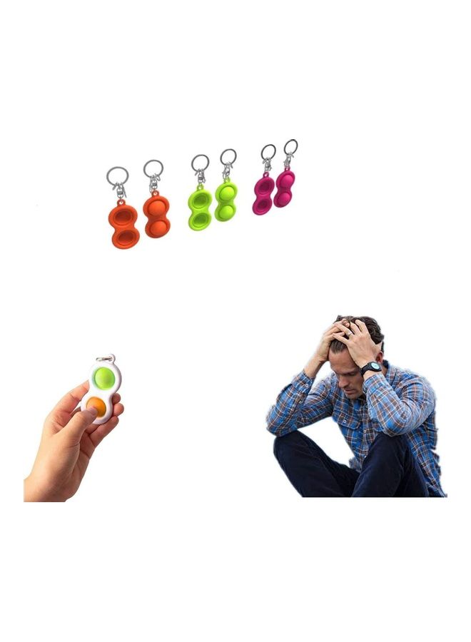 XiuWoo - 3-Piece Fidget Squeeze Keyring Toy Set - Image 1