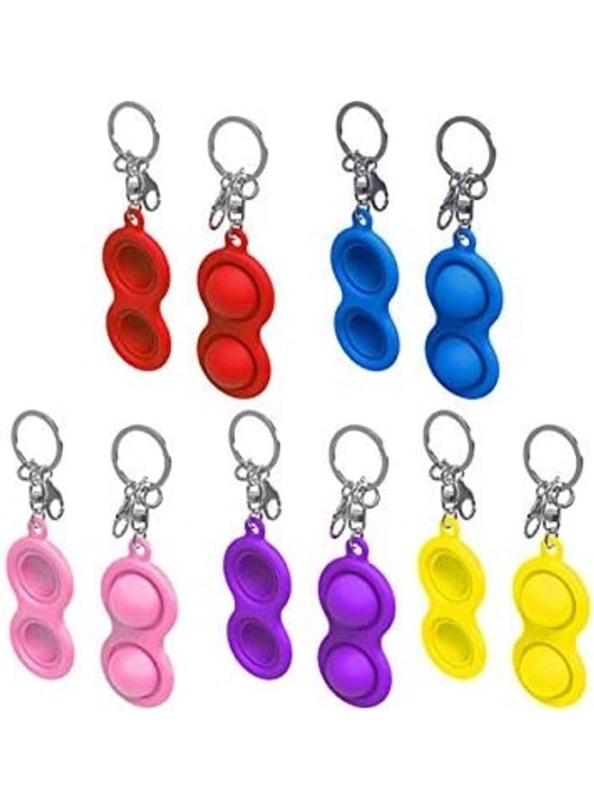 XiuWoo - 3-Piece Fidget Squeeze Keyring Toy Set - Image 1