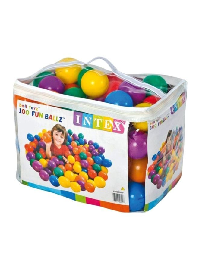 INTEX 100-Piece Fun Ball Toy Set 3.5inch  - Image 2