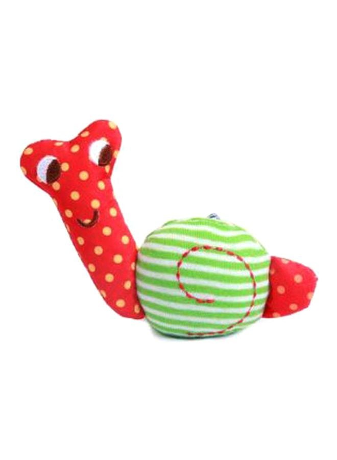 Beauenty 2-Piece Plush Caterpillar and Snail Wrist Rattle Toy Set  - Image 2