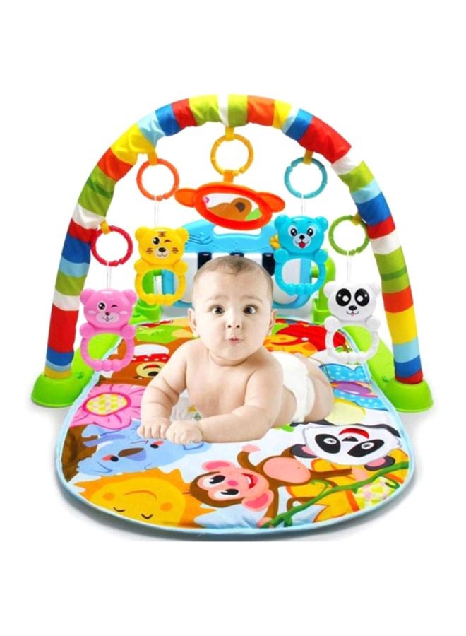 Beauenty Play Mat Activity Gym for Baby- Kick and Toy With Piano 75x45x63cm - Image 2