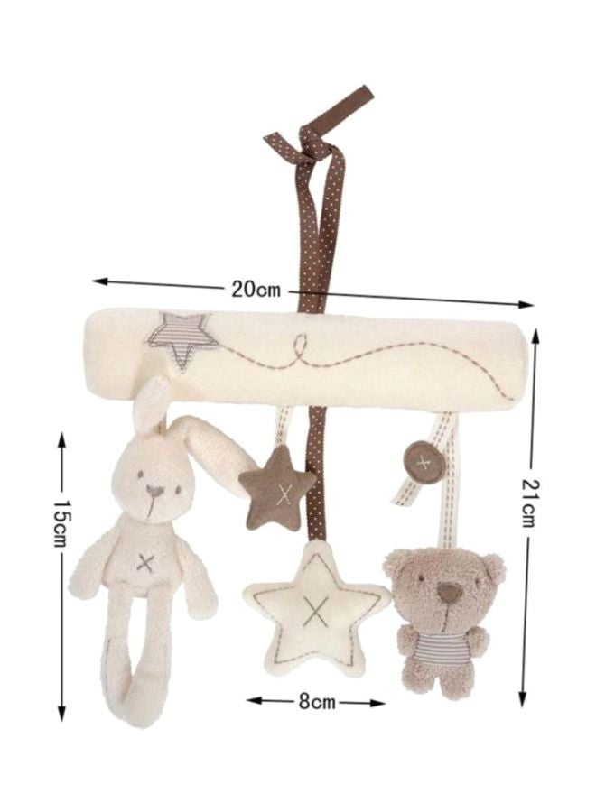 Beauenty - Hanging Rabbit Plush Toy 20x21x8cm - Image 1