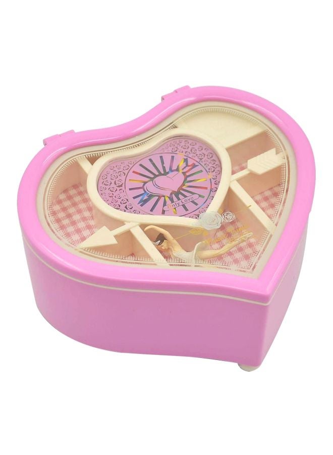 Beauenty Heart Shaped Dancing Ballerina Music Box - Image 1