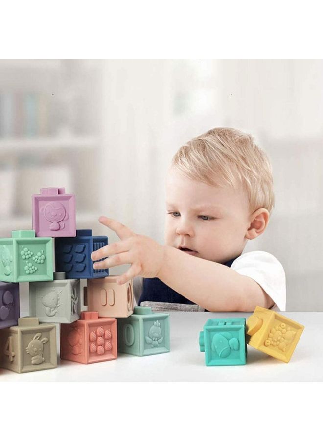 Beauenty 12-Piece 3D Eucational Building Blocks Set - Image 5
