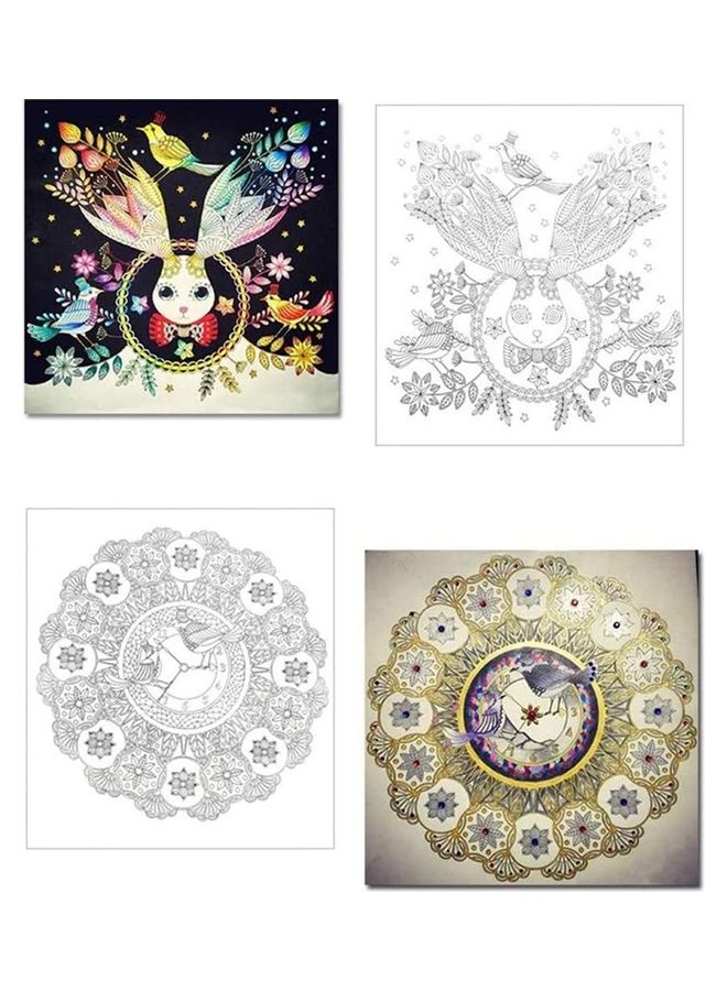 4- Piece Secret Garden Serie Lost Ocean Colouring Books  - Image 5