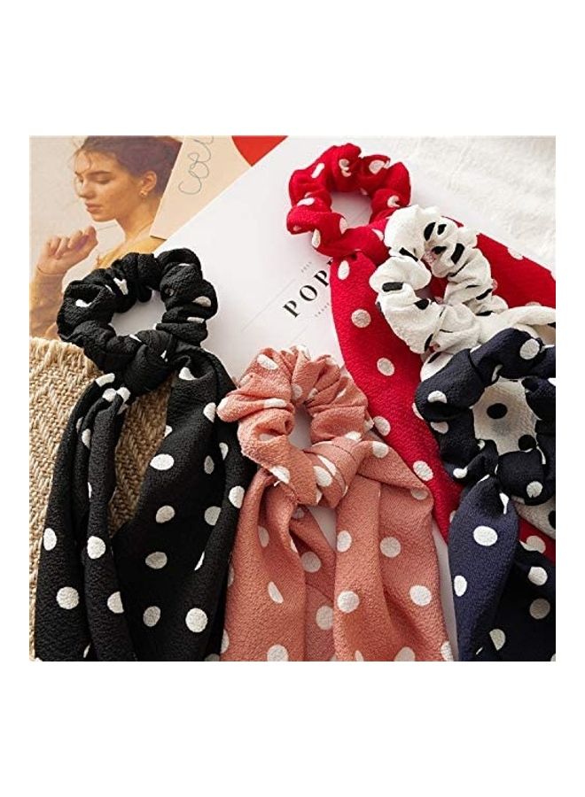 Generic - 10-Piece Scarf Scrunchies Women Hair Ties Multicolour - Image 1