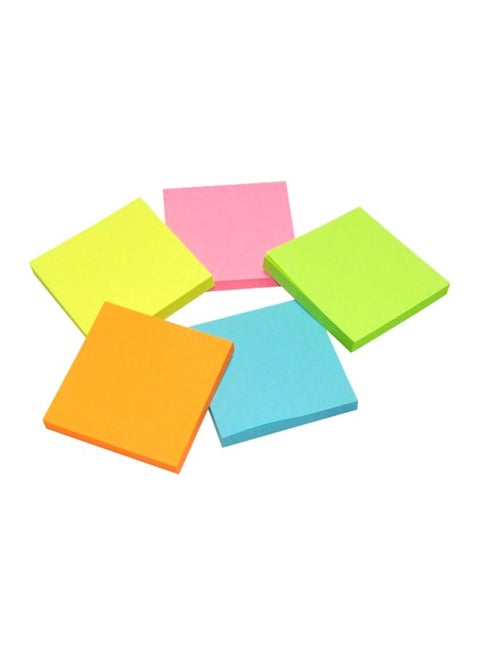 500-Sheets Sticky Note Pad Multicolour