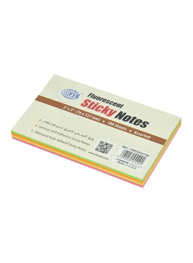 FIS 12-Piece Sticky Notes Set Multicolour - Image 2