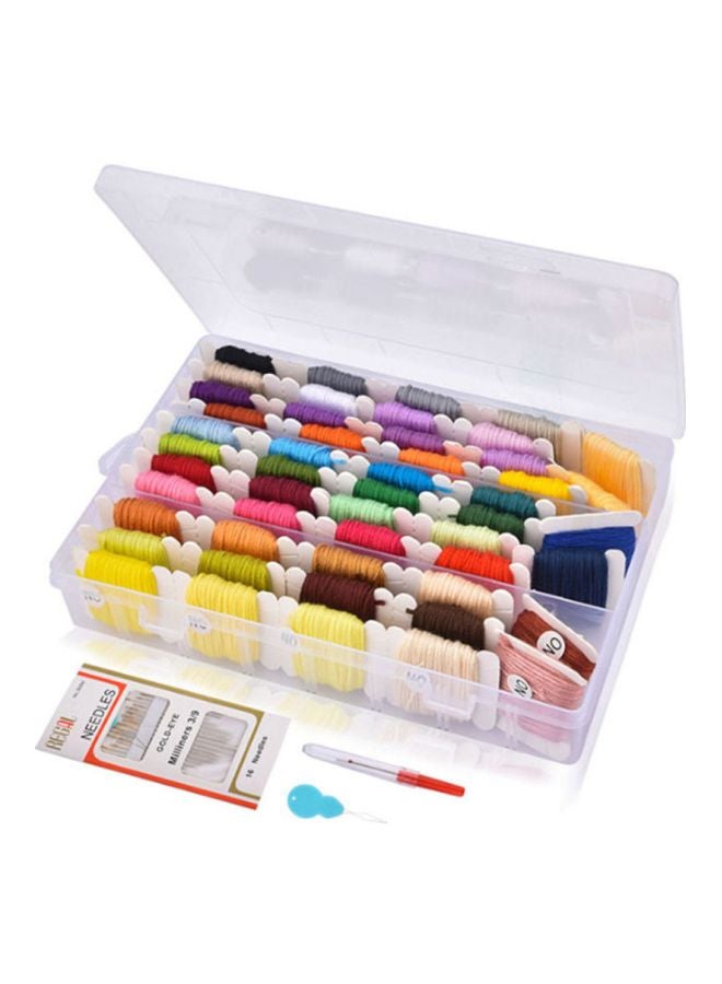 Beauenty 50-Piece Thread Hoops Diy Sewing Kit Multicolour  - Image 5