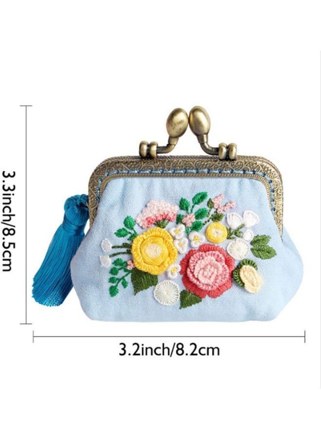 بيوينتي مواد تطريز يدوية الصنع يمكنك استخدامها بنفسك أزرق/أخضر/أصفر - Image 3