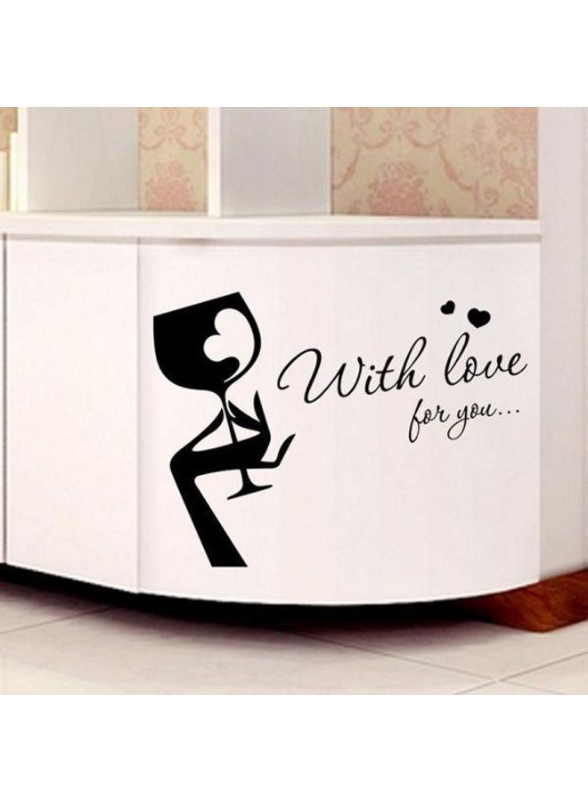 Exquisite Muslim Culture Wall Stickers For Living Room Black 60x90cm - Image 2