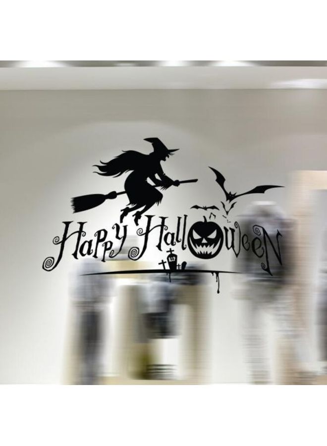 Hallowmas Cartoon Wall Stickers Decal Home Decor Pvc Art Mural Black 58X55cm - Image 2