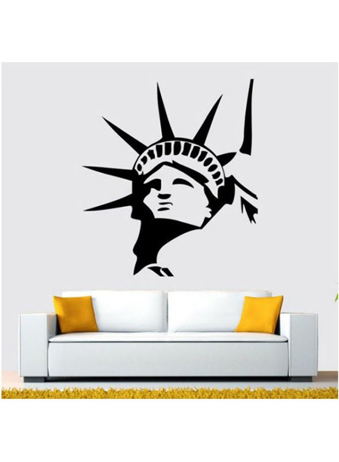 Statue Of Liberty Wall Stickers Bedroom Living Room Decorative Wall Stickers. Black 70X50cm - Image 1