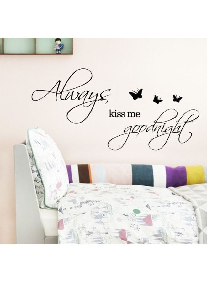 Words, Quotes, Letters & Numbers Wall Stickers Removable Waterproof Bedroom Living Room Sitting Room Bathroom Black 20*55cm - Image 2