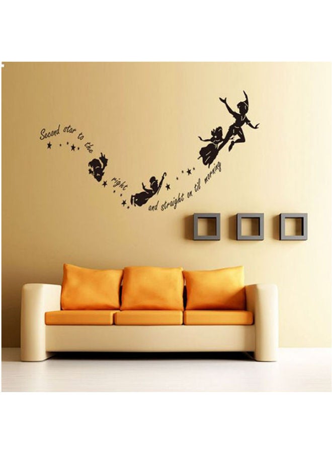 Wall Sticker Nursery Kid Bedroom Black 60x30cm - Image 1