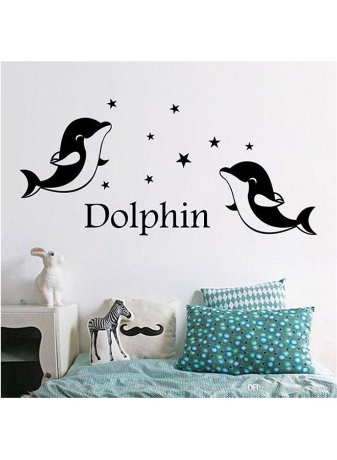 Wall Sticker  Dolphins Black 60*90cm