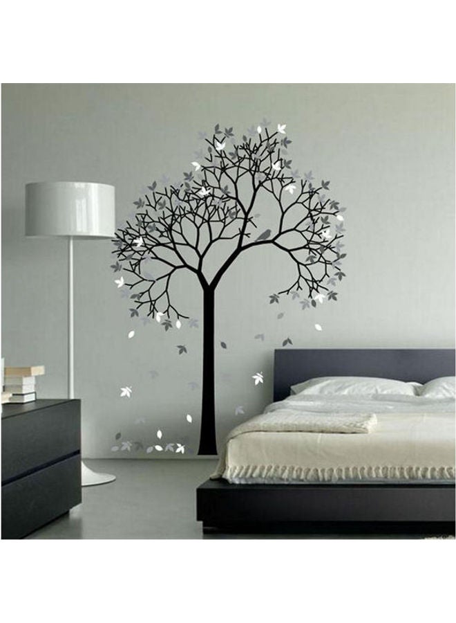 ملصقات جدارية مضادة للماء من سبويل يور وول بتصميم شجرة لديكور المنزل وغرفة المعيشة أسود 115X80سم