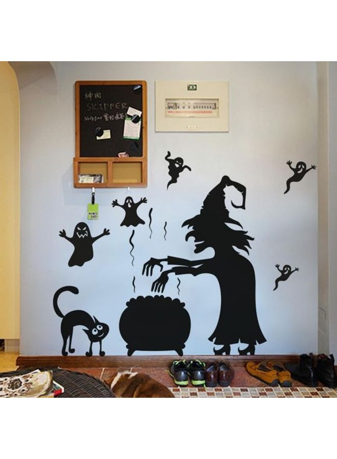 Halloween Ghost Party Wall Stickers Black 70X57cm - Image 2